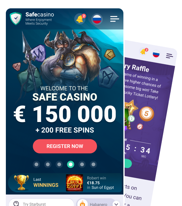SafeCASINO Mobile-friendly casino site